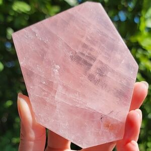 NEW 3.5" x 3" x 176g ROSE QUARTZ SLAB